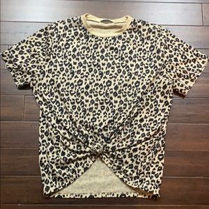 Leopard print T-shirt